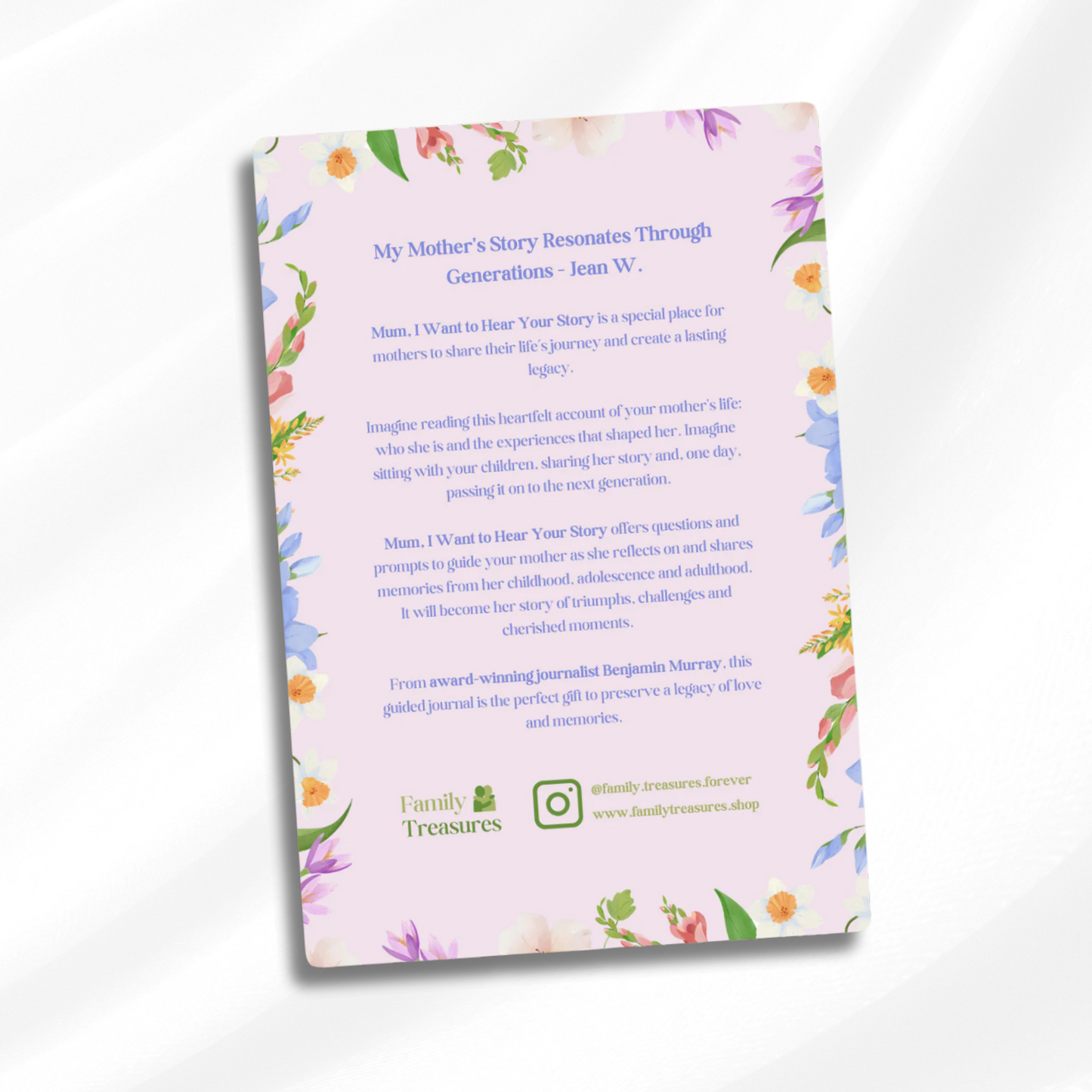 Mum's Memories Guided Journal 🩷 BLACK FRIDAY SALE 🩷