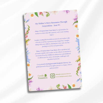Mum's Memories Guided Journal *FLASH SALE*