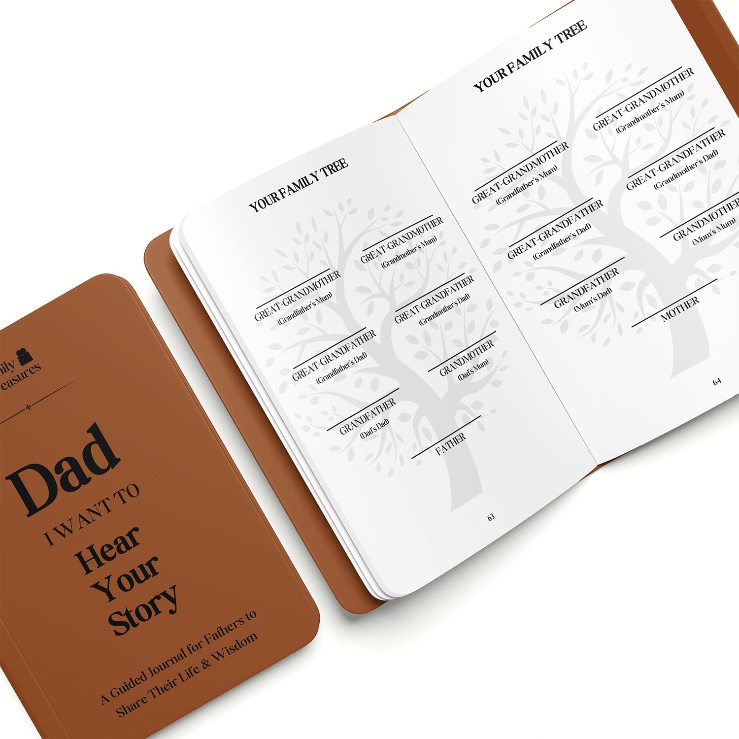 Dad's Life Story Guided Journal