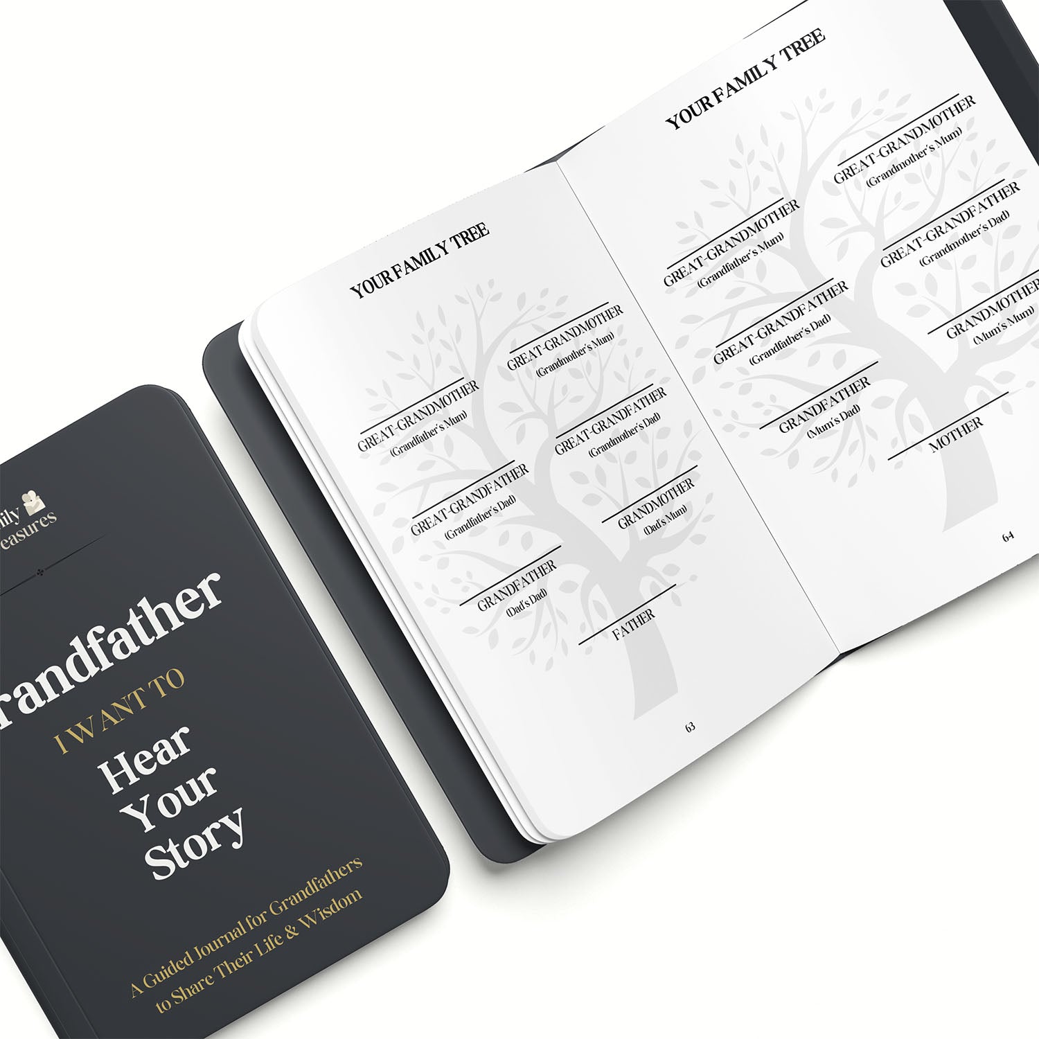 Grandfather's Life Story Guided Journal