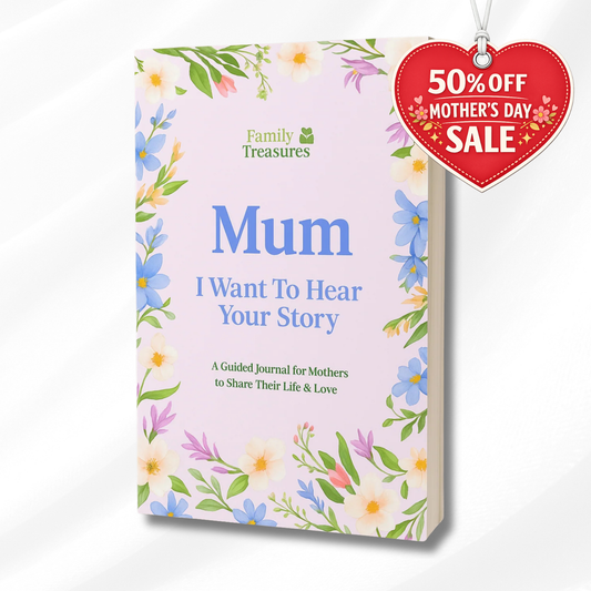 Mum's Memories Guided Journal 🌸 HALF PRICE SALE! 🌸